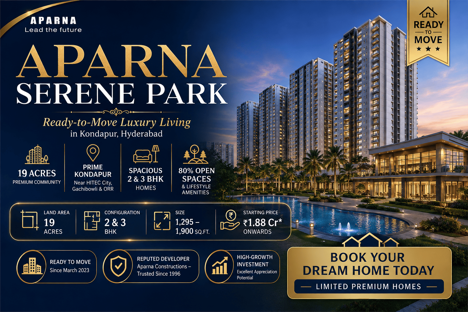 Aparna Serene Park Hyderabad
