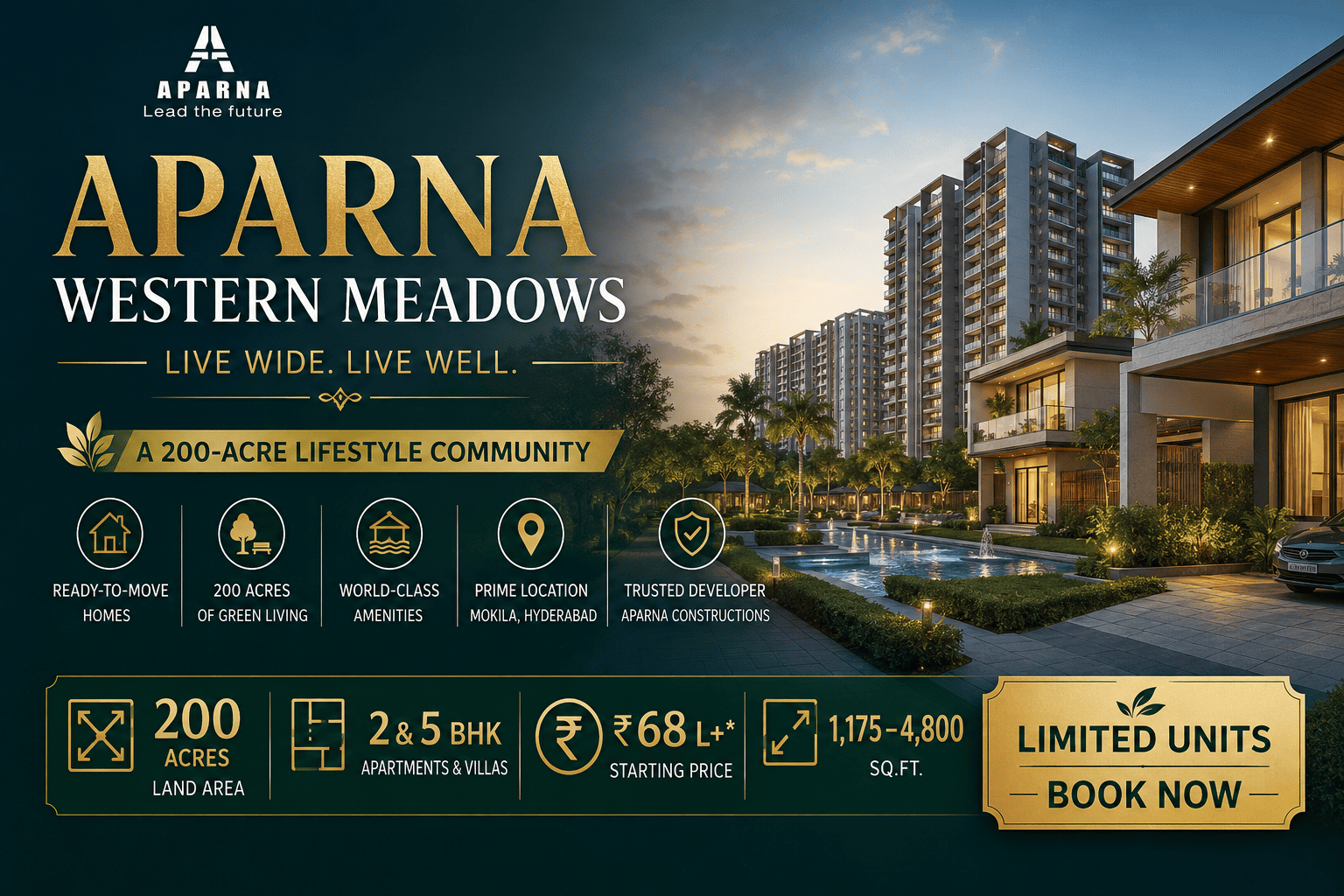 Aparna Western Meadows Hyderabad