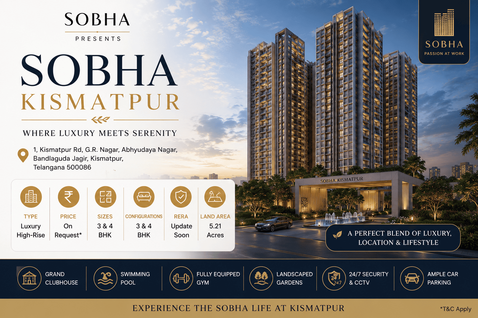 SOBHA Kismatpur Hyderabad