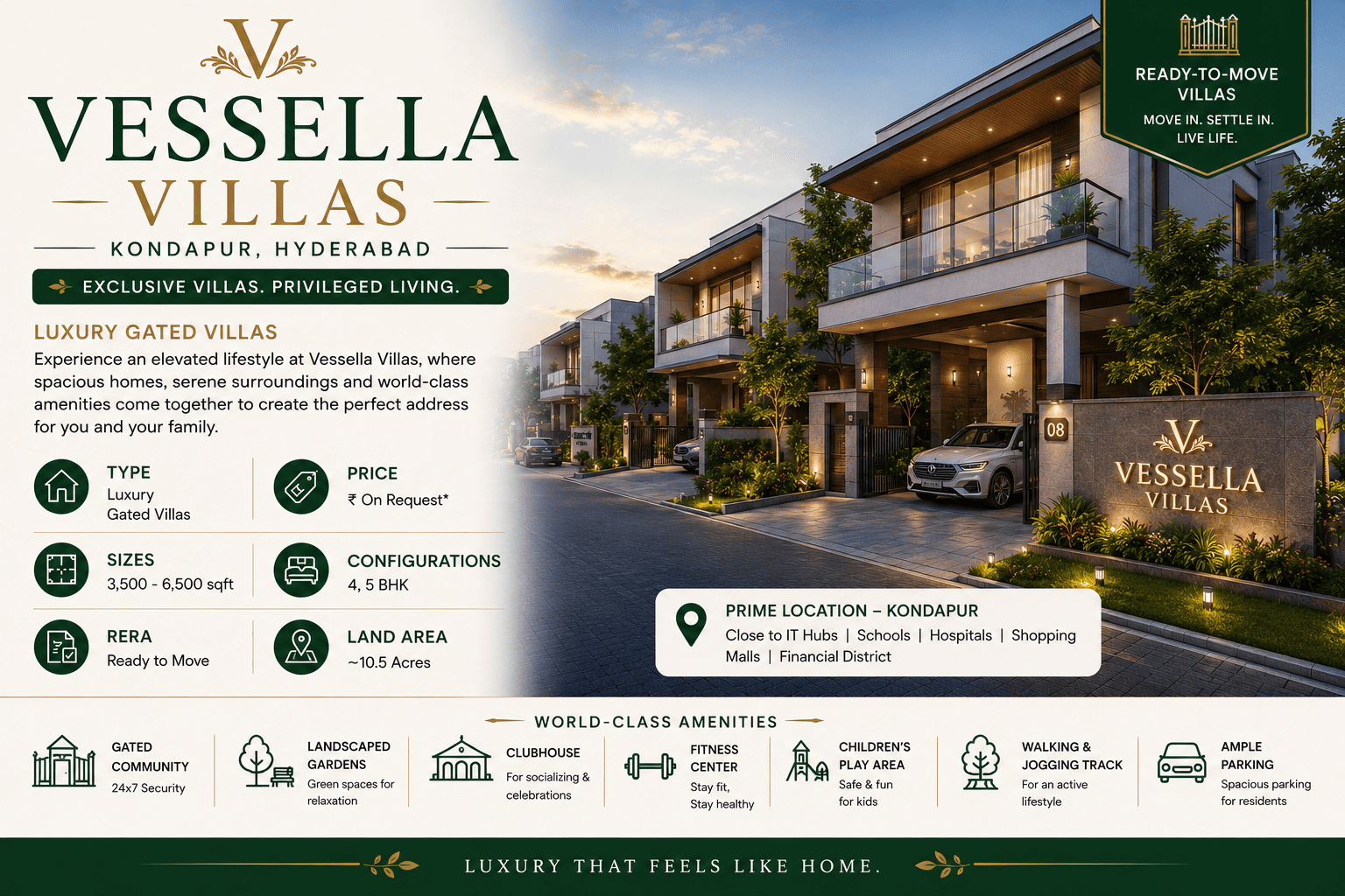 Vessella Villas Hyderabad